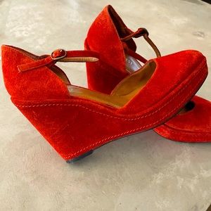 Nine West Suede Platform Heel